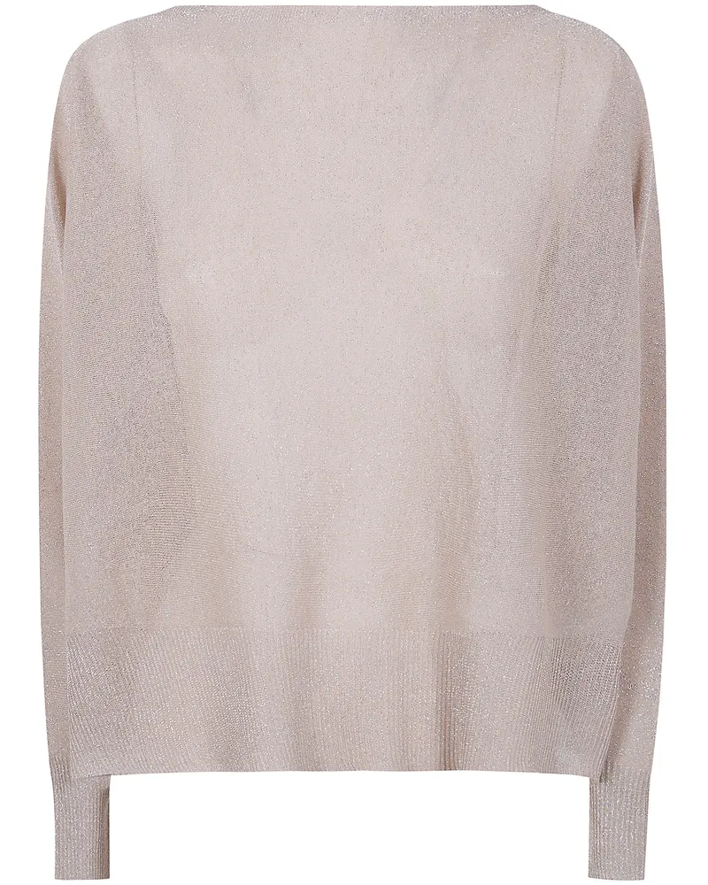 D.EXTERIOR D. EXTERIOR F-Lux Overszed Long Sleeves Sweater Metallic