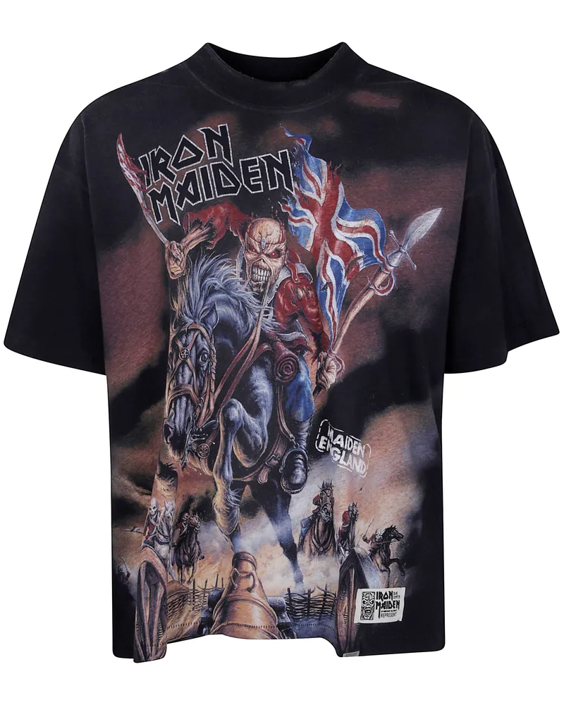 REPRESENT Iron Maiden Steed T-Shirt Black