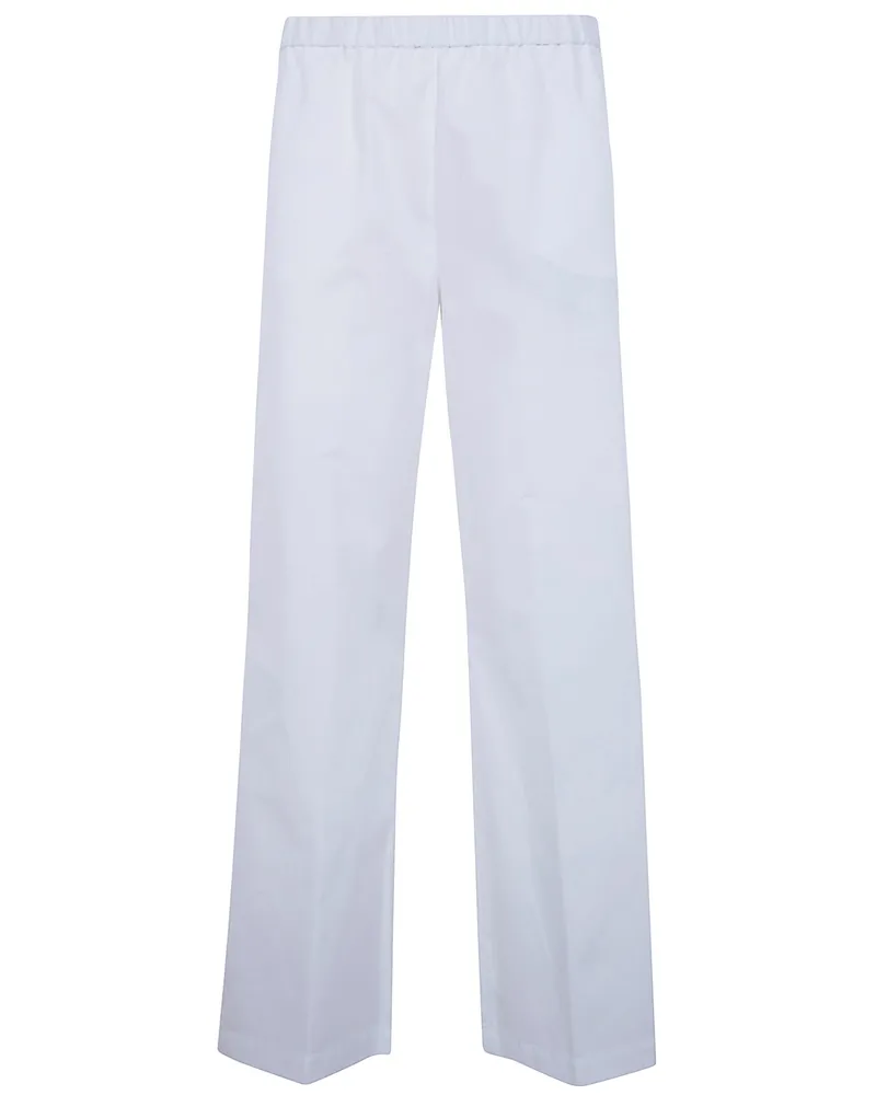 ASPESI Wide Leg Trousers White