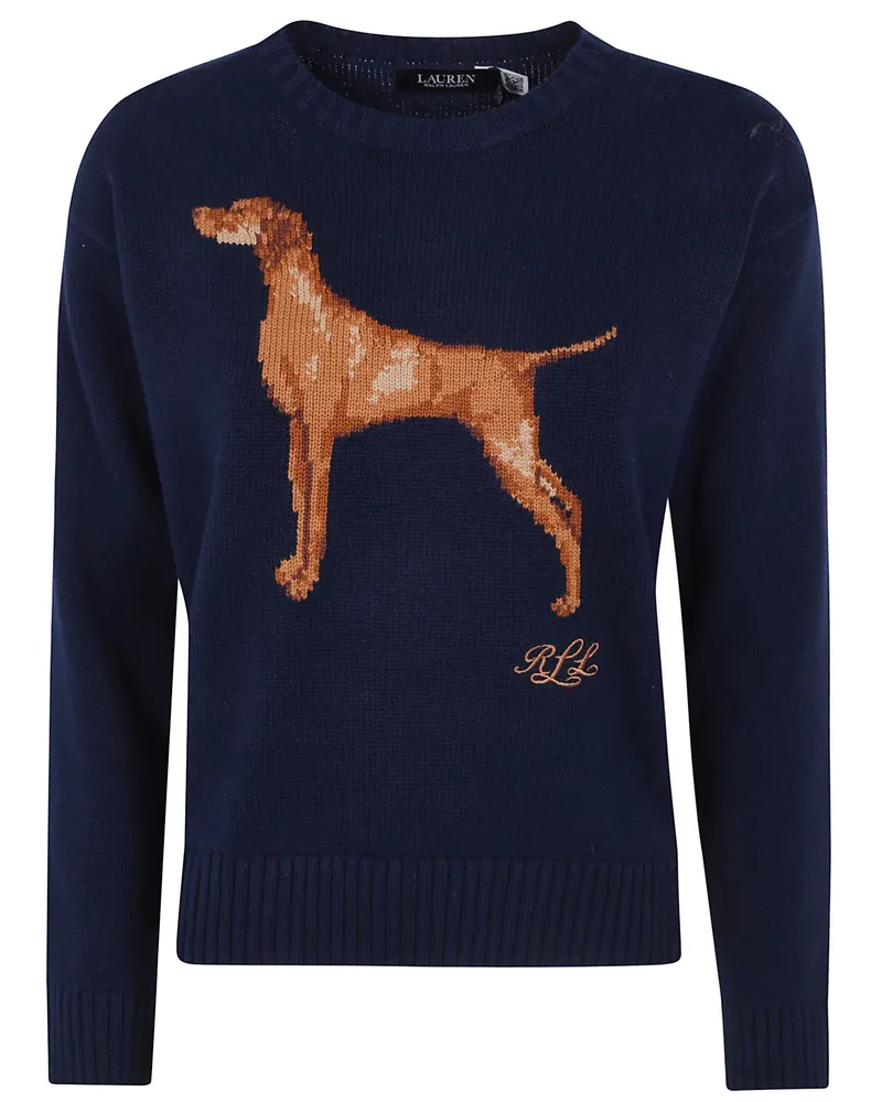 Ralph Lauren Cotton Sweater "Sweater Pullover Blue