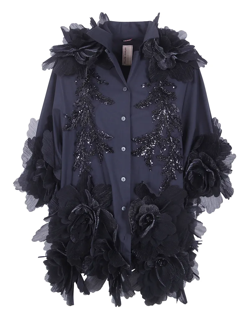 Antonio Marras Shirt Floral "Robespierre Black