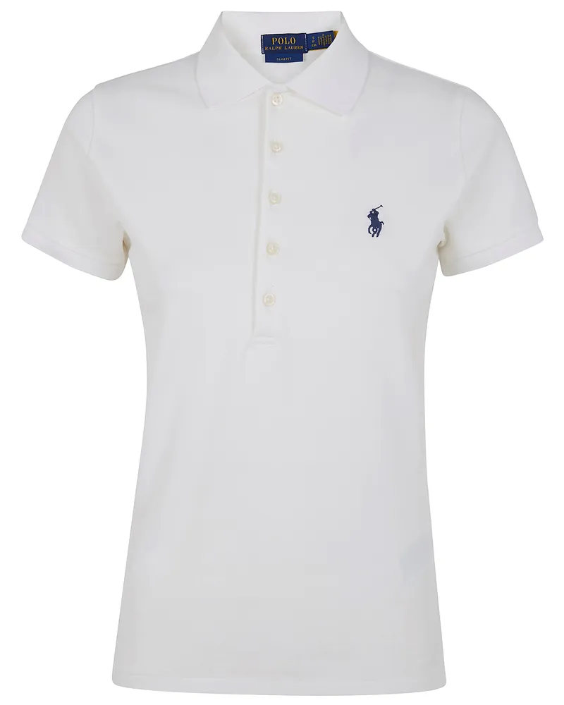 Ralph Lauren Julie" Short Sleeves Polo Shirt White