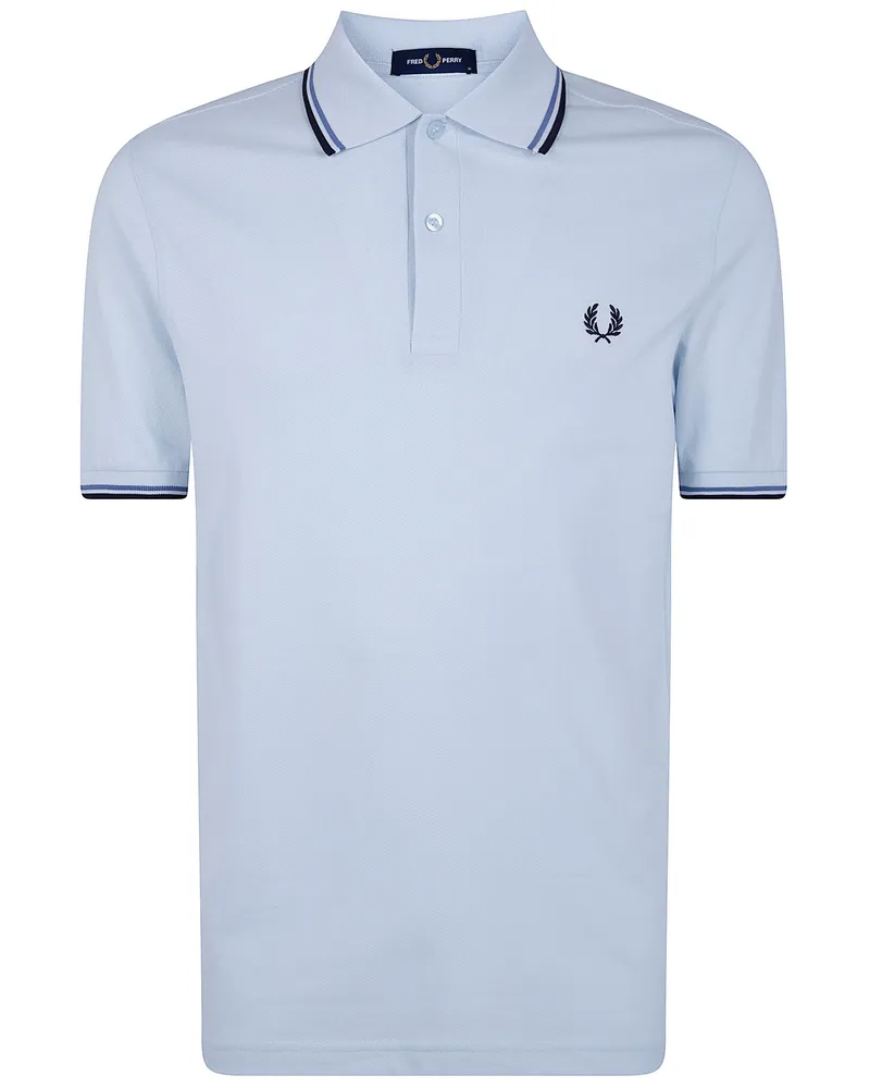 Fred Perry Fred Perry Twin Tipped Fred Perry Polo Shirt Blue