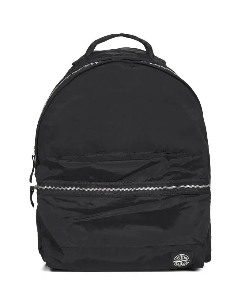 Stone Island Coated "Nylon Metal In Econyl Regenerated Nylon" Accesso Black