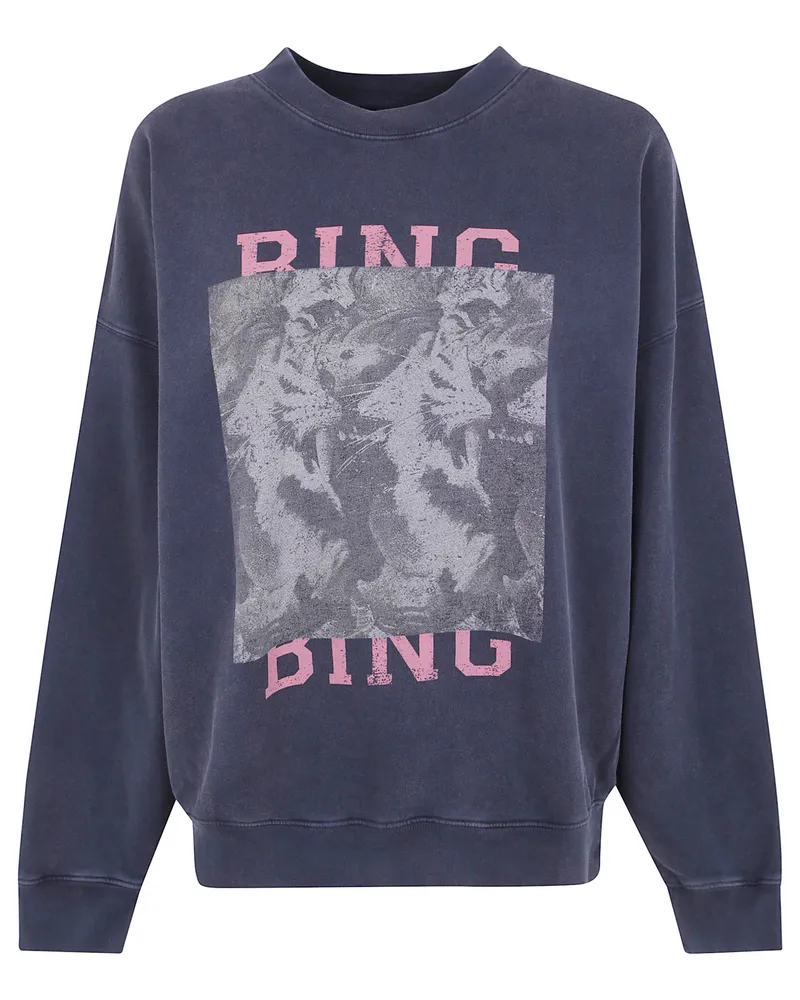 Anine Bing Sweatshirt "Miles" Tiger Bing Black