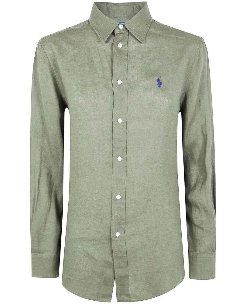 Ralph Lauren Classic Long Sleeves Shirt Green