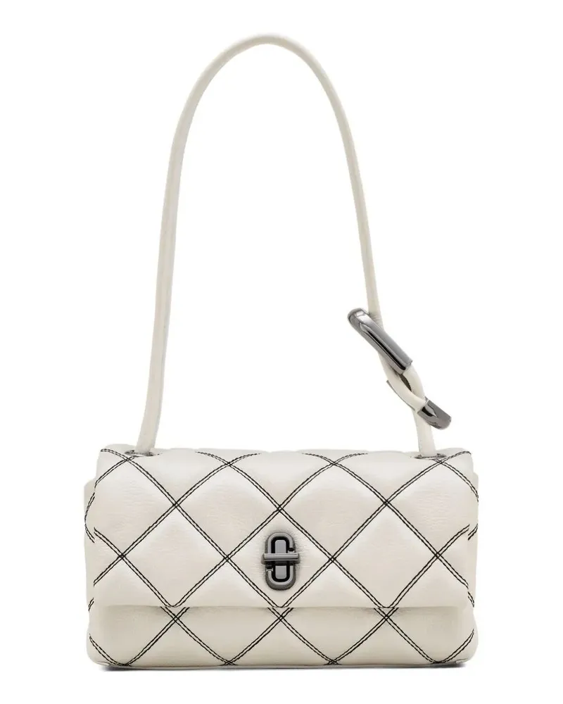 Marc Jacobs The Dual Bag Bi Color Quilted Bag White
