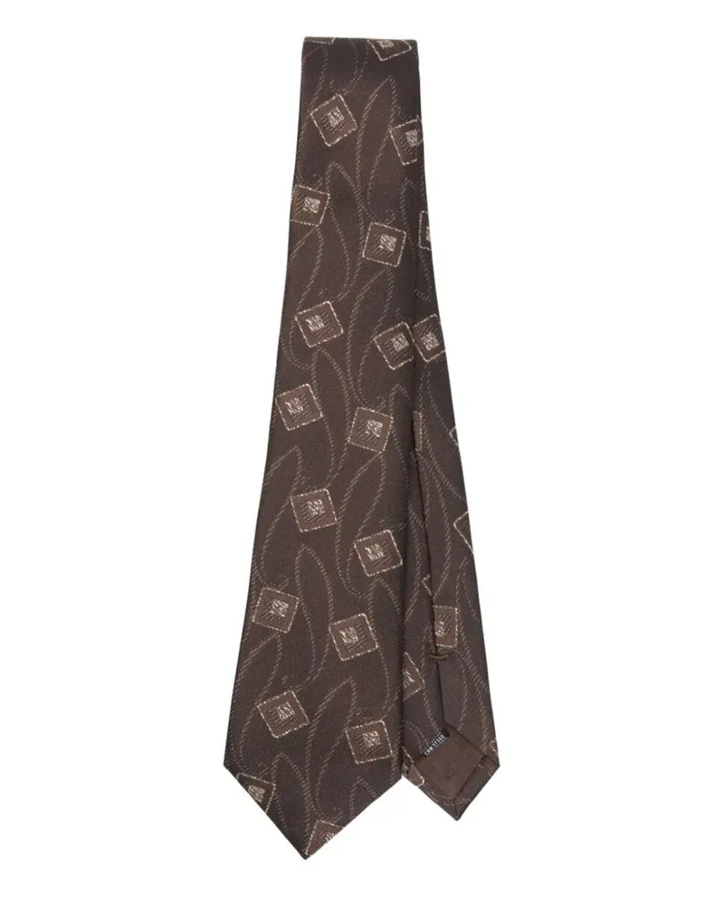 Giorgio Armani Tie Brown