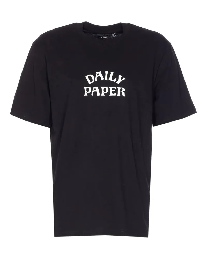 Daily Paper Dias Stacked" Ss T-Shirt Black
