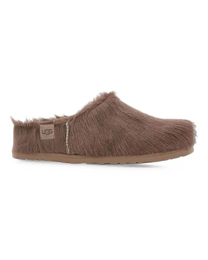 UGG Clogs Calf Hair "Otzo Brown