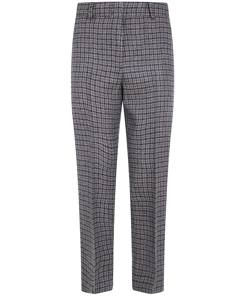 Seventy Pants Wool Classic Trousers Gray