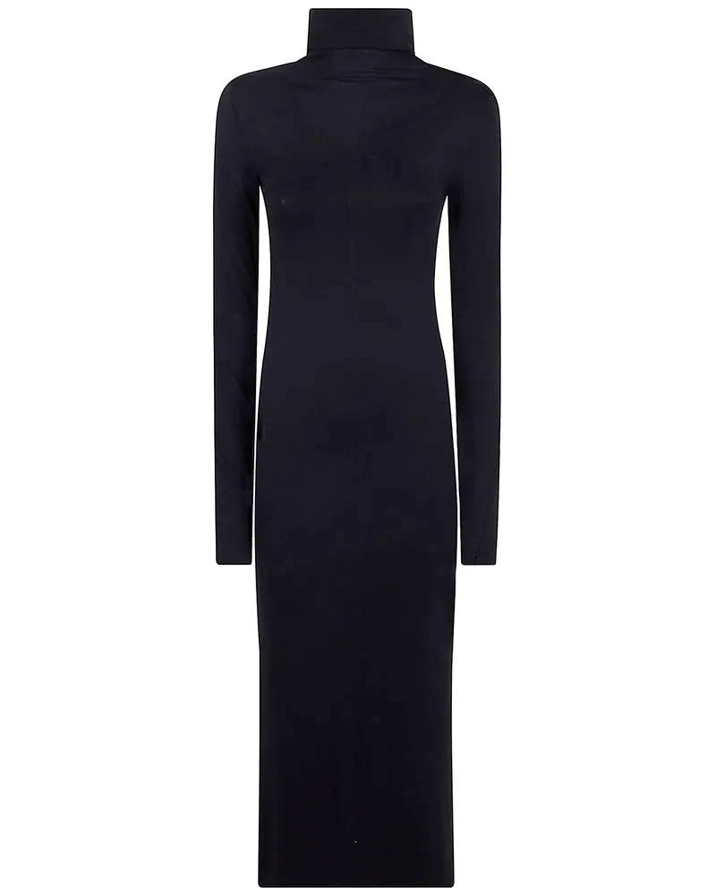 THOM KROM High Neck Midi Dress Black