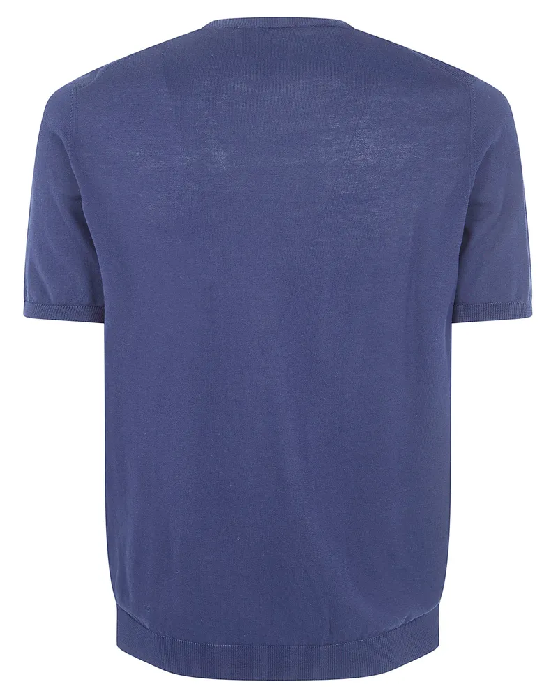 Nuur Crew Neck T-Shirt Blue