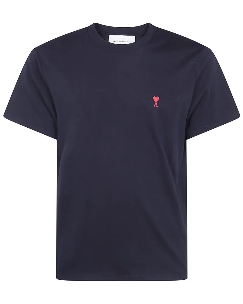 AMI Paris T-Shirt Short Sleeve "Quota Ami De Coeur Black