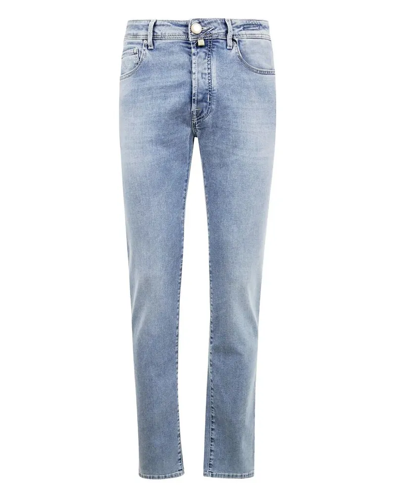 Jacob Cohën Pant 5 Pocket Slim Fit Bard Denim Blue Stretch Blue