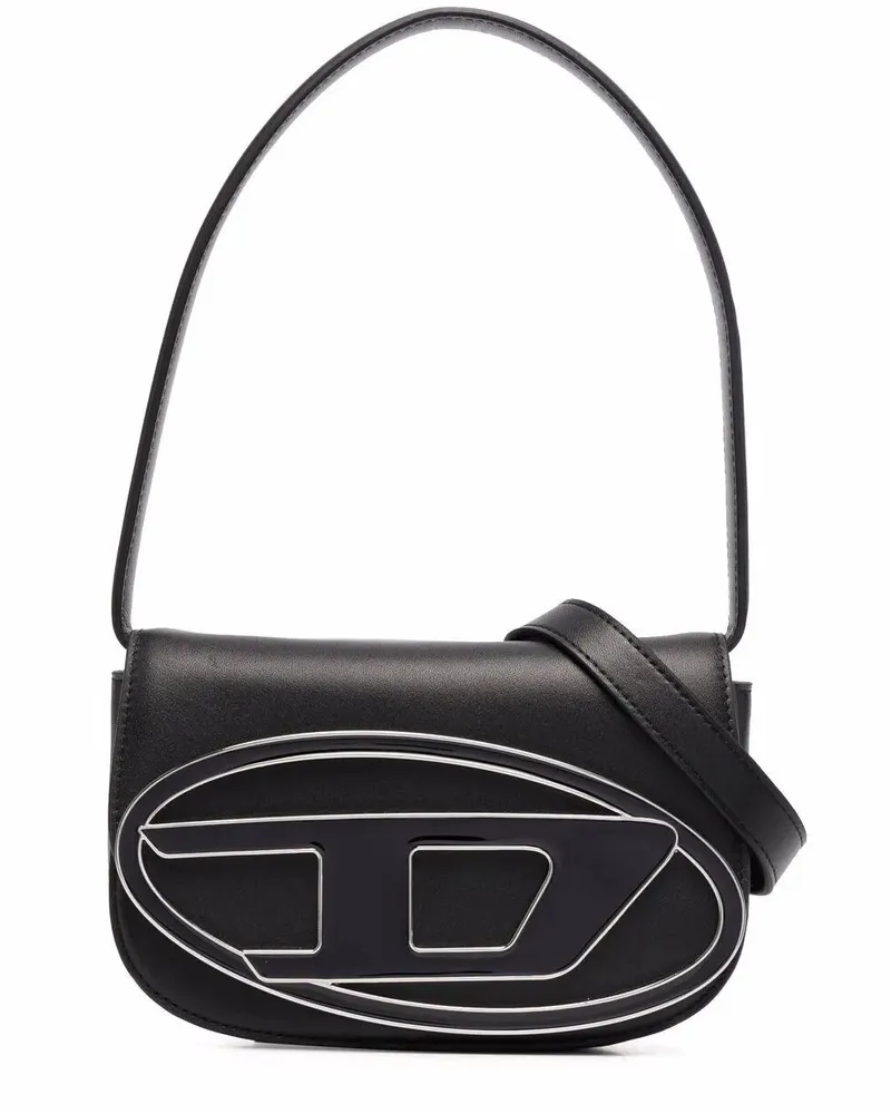 Diesel Shoulder Bag Leather "1Dr Black