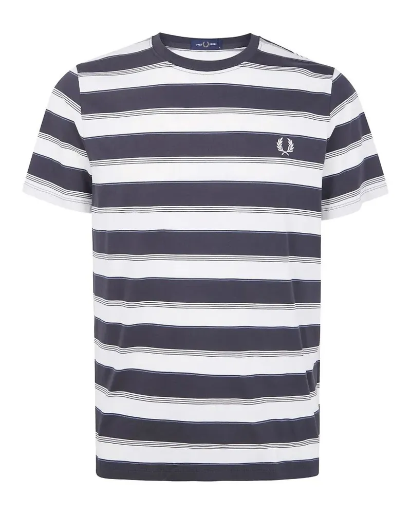 Fred Perry Fred Perry" Fine Stripe T-Shirt Gray