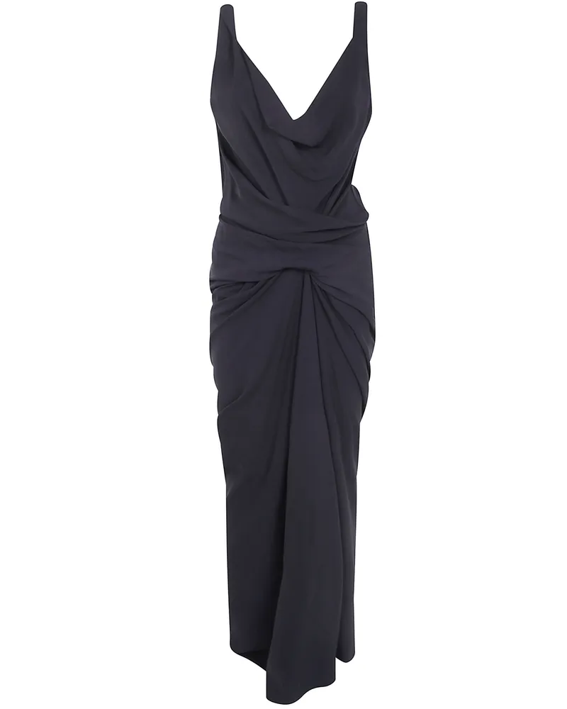 Rick Owens Dress Draped "Strutter Black