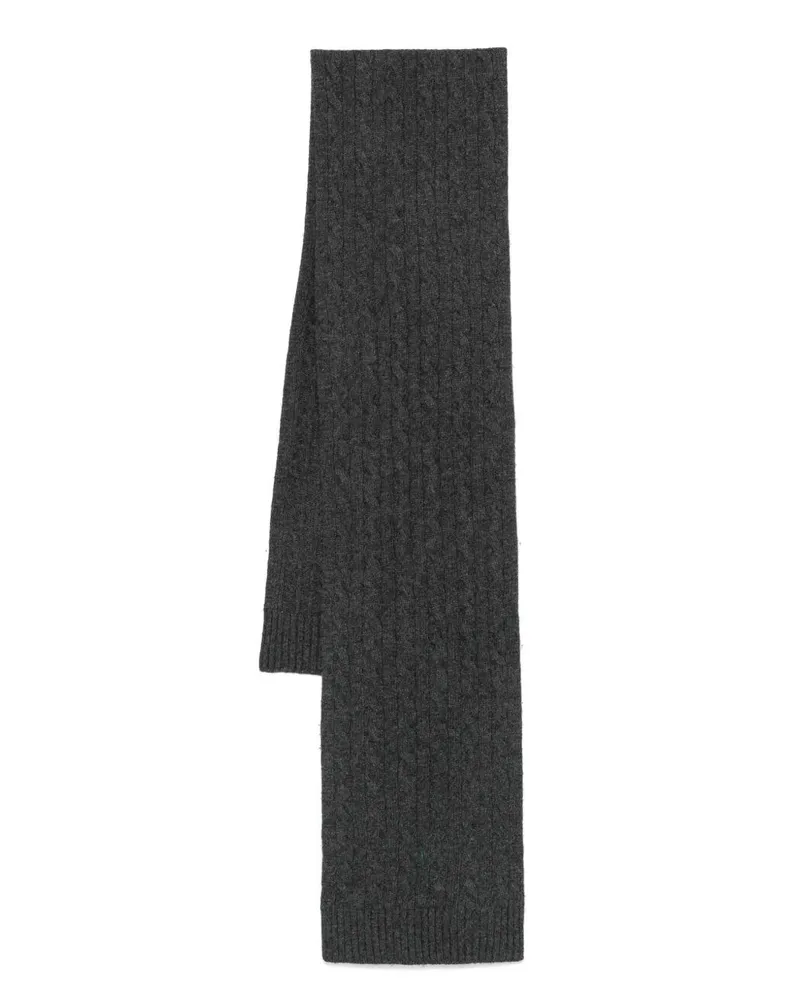 Ralph Lauren Wool Blend Scarf Gray