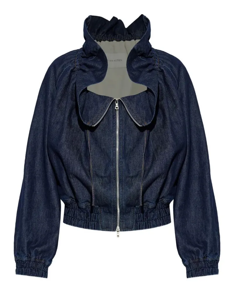 Dries van Noten Voly' Denim Jacket Blue