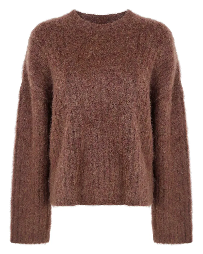 Uma Wang Top Crew Neck "Uw240 Mustard Brown