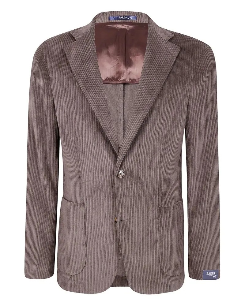 BARBA Easy Mono Jacket Brown
