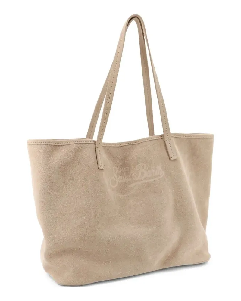 MC2 Saint Barth City Suede Bag Beige