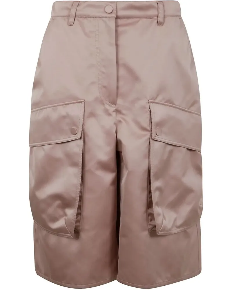 N° 21 Polyester Bermuda Shorts Pink