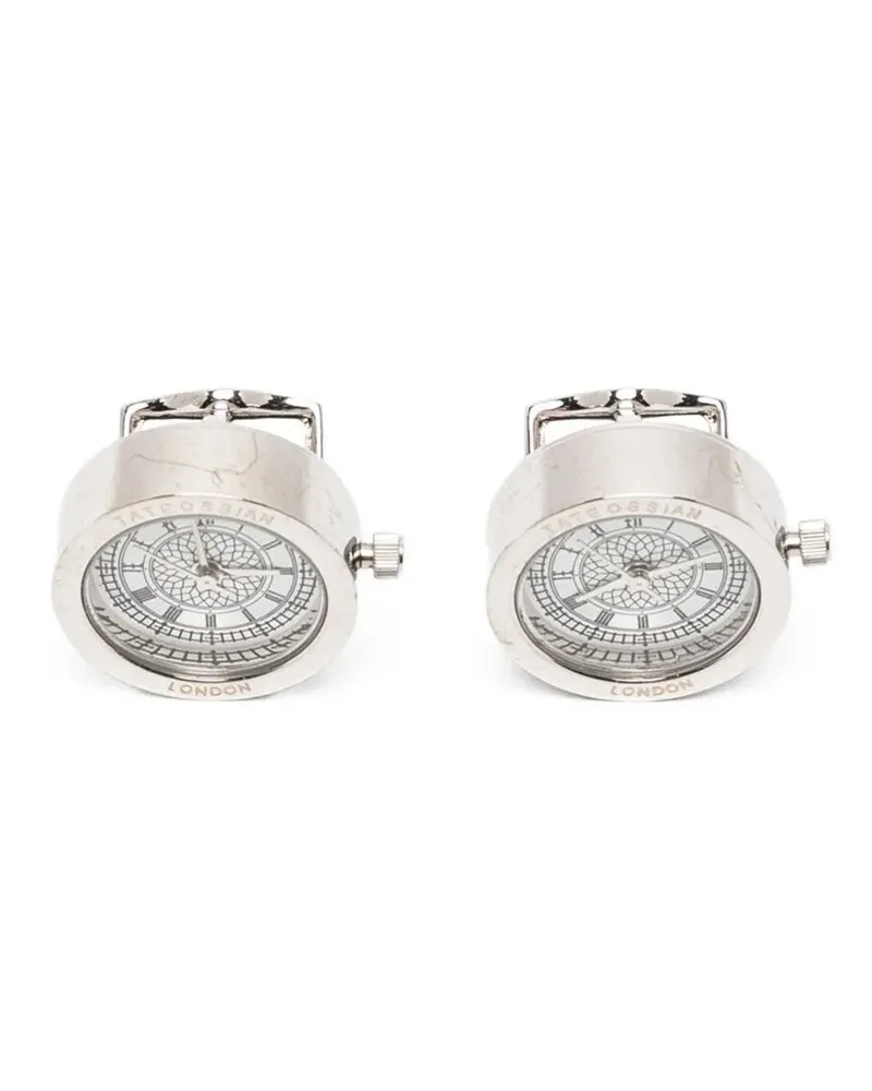 Tateossian Big Ben Watch" Cufflinks Metallic