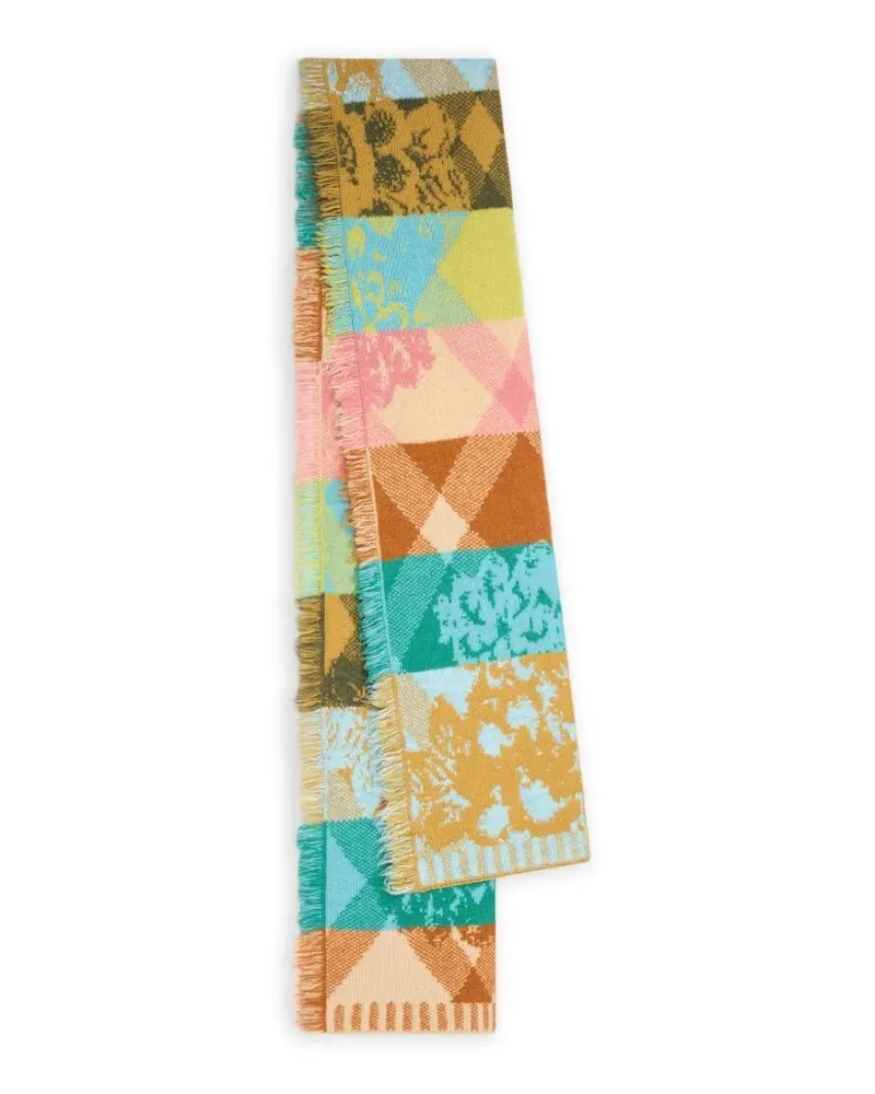 Dries van Noten Scarf Multi-Colored "Mati Red