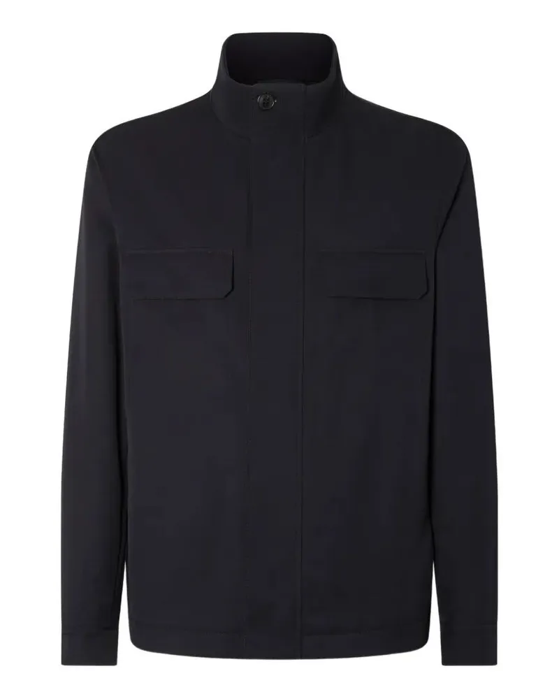 Ermenegildo Zegna Z Lux Leisurewear" Long Jacket Black