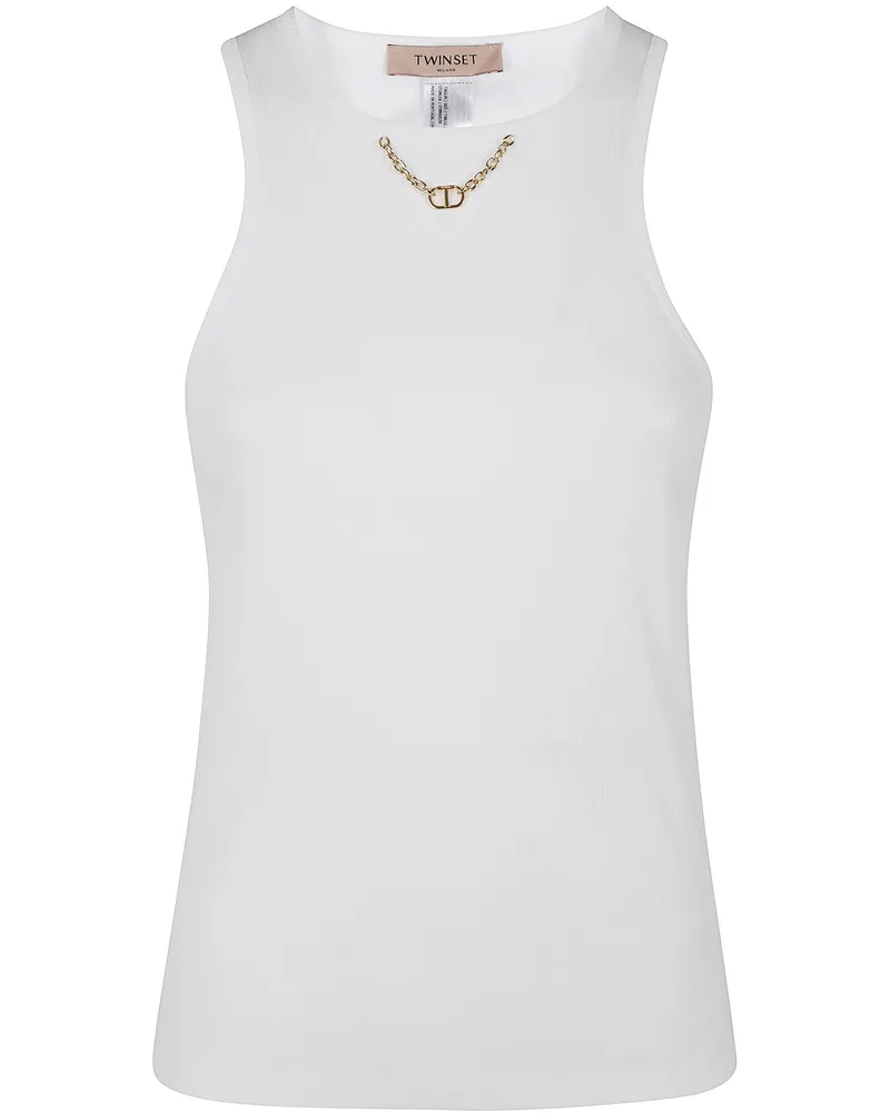 Twin-Set Top White