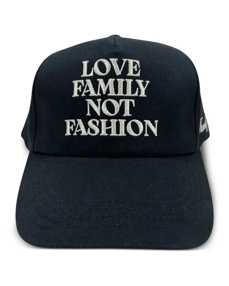 Family First Love Family" Hat Black