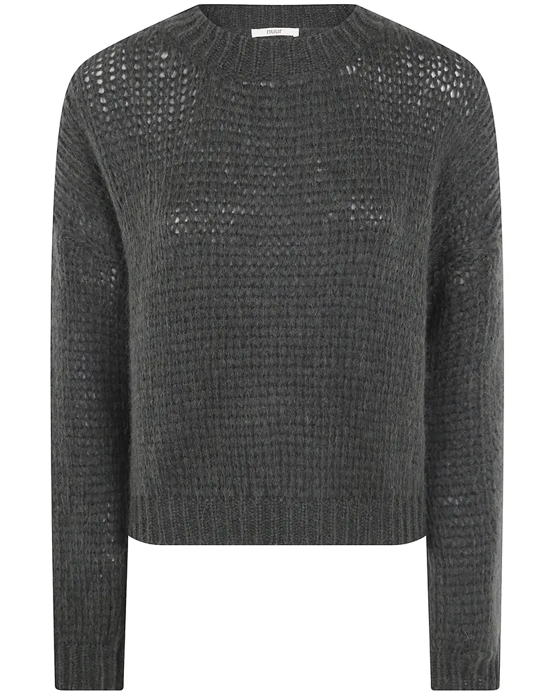 Nuur Sweater Long Sleeves Round Neck Green