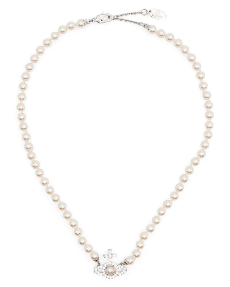 Vivienne Westwood Necklace Cross "Olympia Metallic