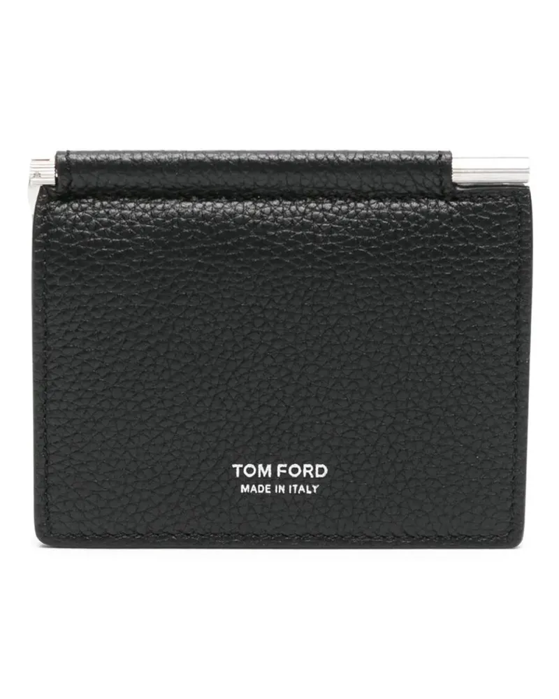 Tom Ford Accessory Folding Money Clip Card Holder Black
