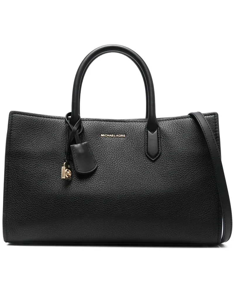 Michael Kors Scarlett Medium Ew Satchel Bag By Michael Michael Black