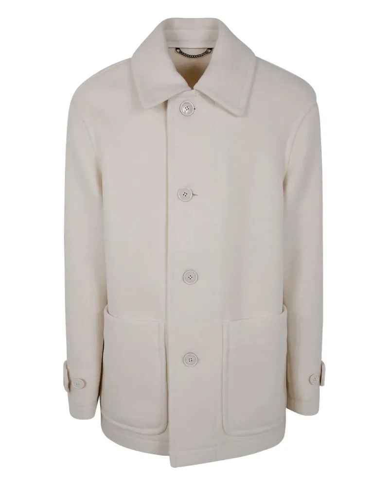 Dries van Noten Rivne" Classic Midi Coat White