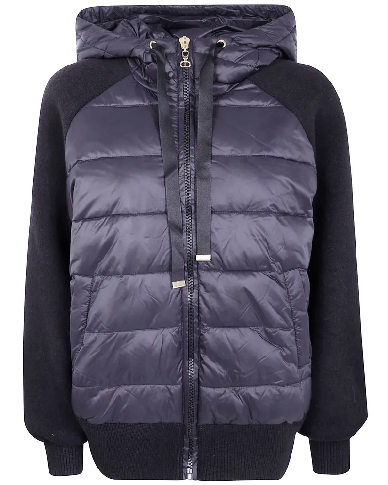 Twin-Set Bomber Padded Jacket Black