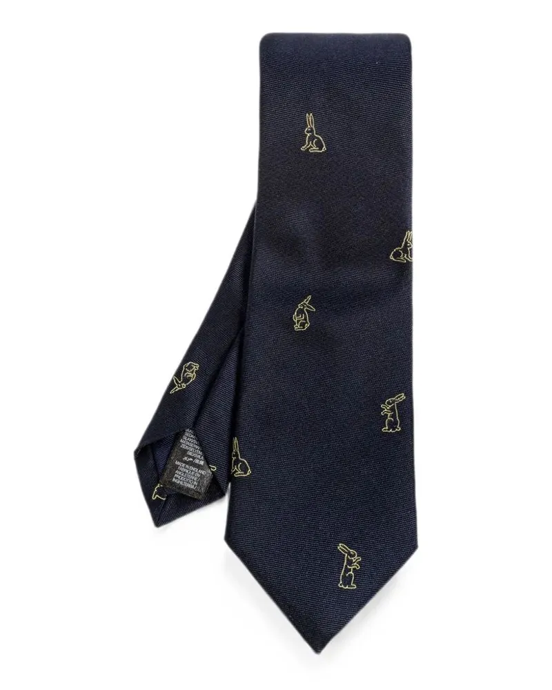 Paul Smith Tie Rabbit 8Cm Blue