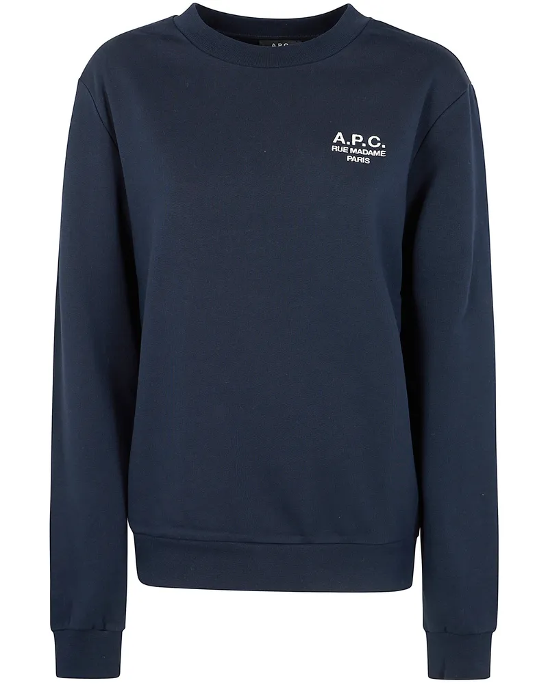 A.P.C. A. P.C. Rue Madame Gots Standard Sweatshirt Blue