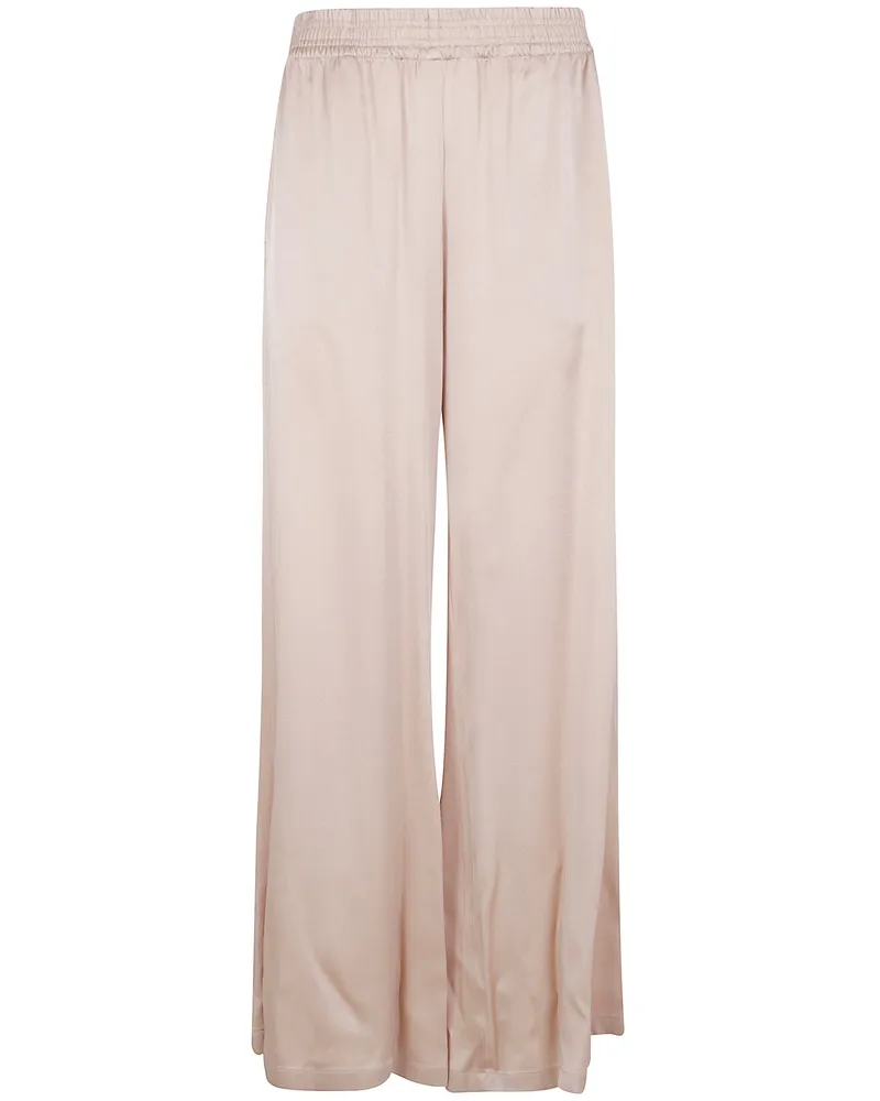 Fabiana Filippi Enver Satin Wide Jogging Trousers Beige