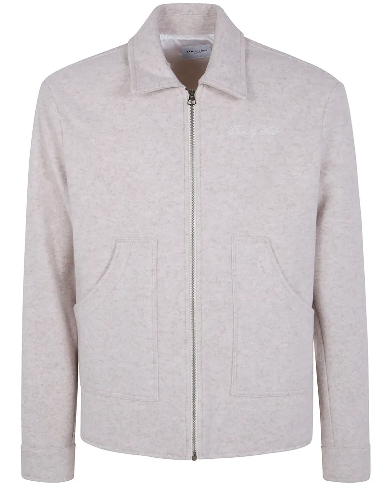 Family First Overshirt Candy White