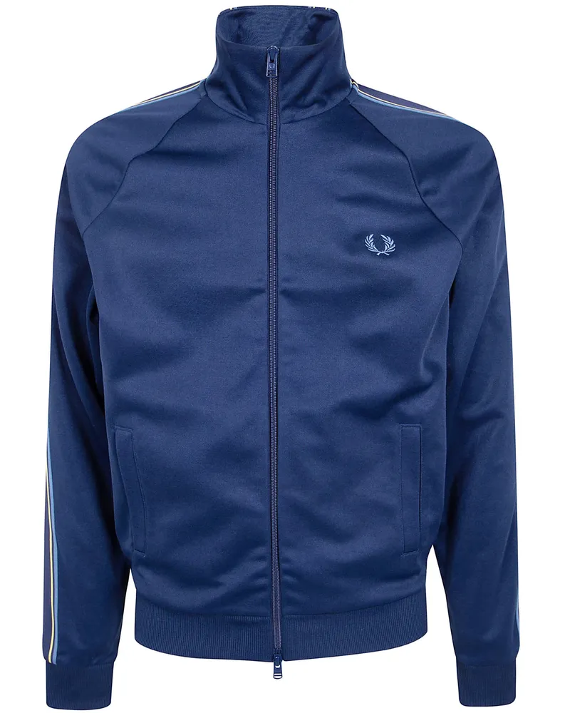 Fred Perry Fred Perry Tramline Tape Track Jacket Blue