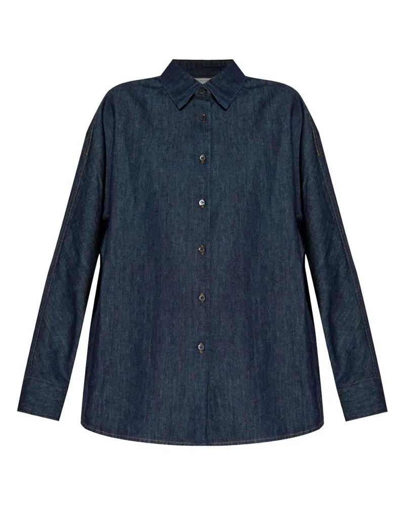 Dries van Noten Casio Denim 1553 Shirt Blue