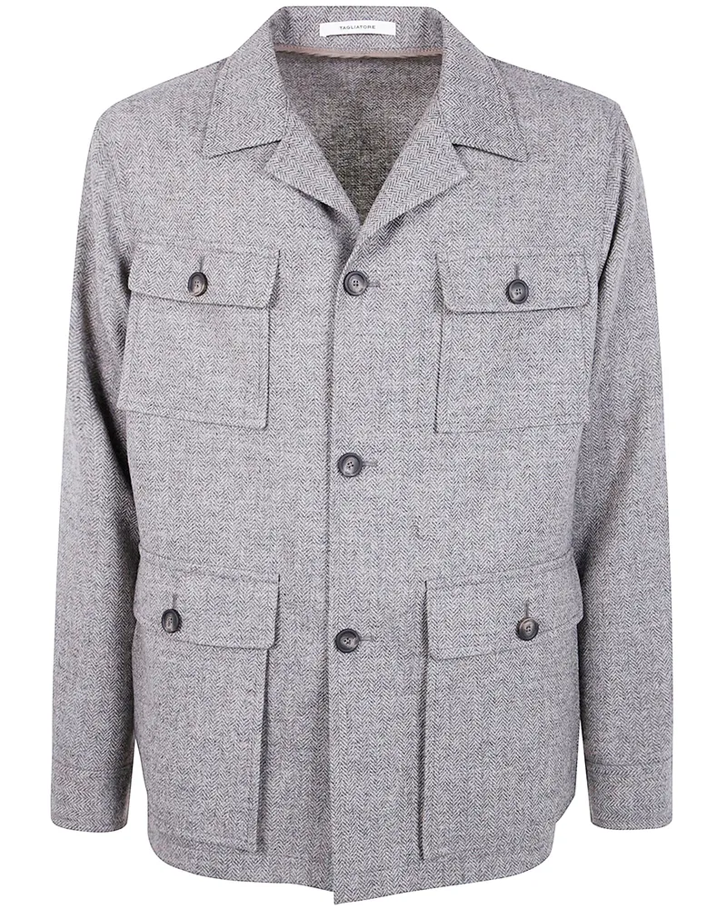Tagliatore Man "G Tempest" Man Jacket Gray