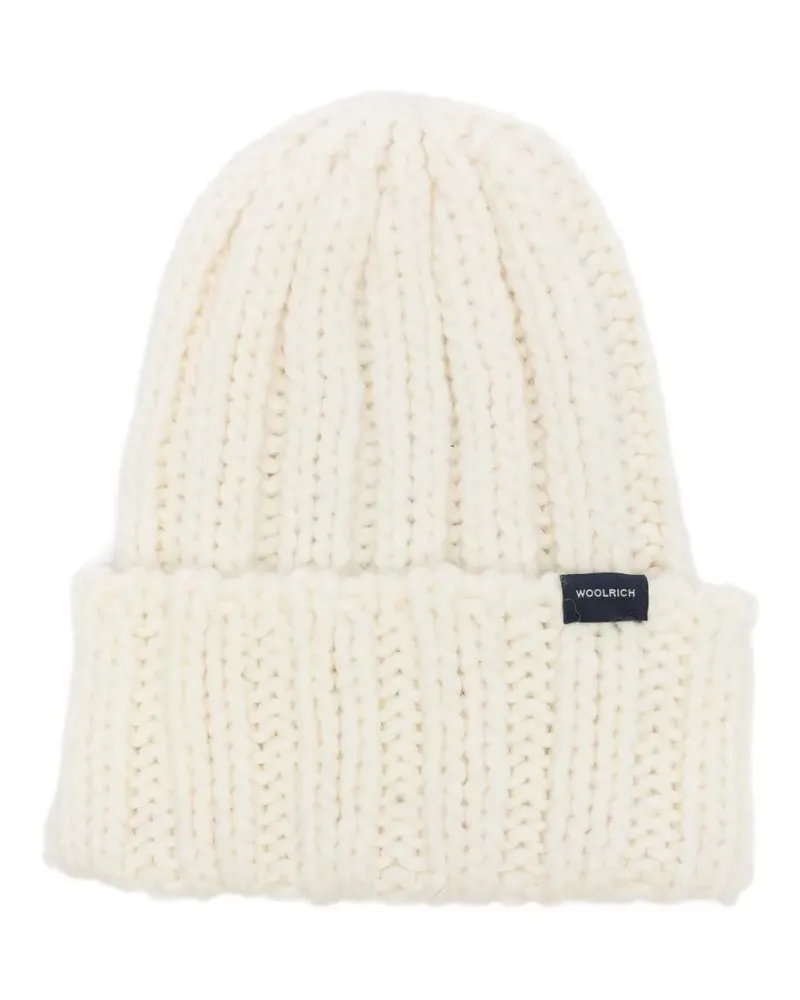 Woolrich Beanie Chunky Chuncky Beanie White