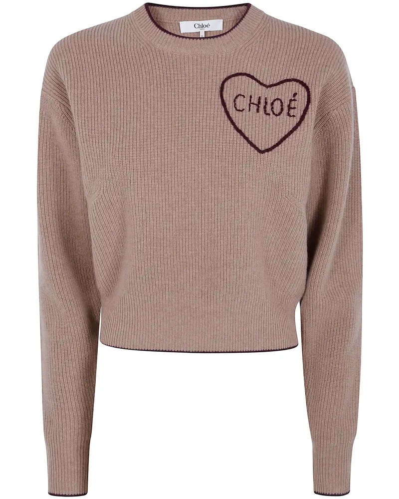 Chloé Sweater Round Neck "Chloe Brown