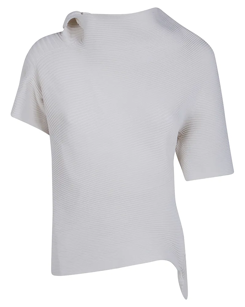 Issey Miyake Life Form Volume Top White