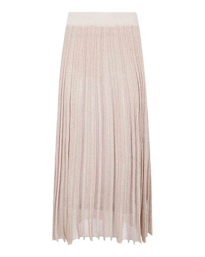 Blumarine Stripes Lux Skirt Pink